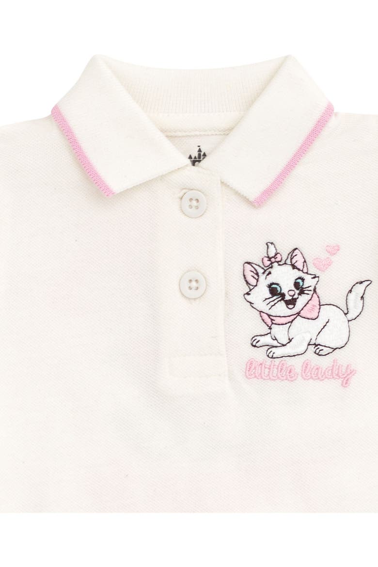 The Aristocats Marie Pleated 2-Piece Bodysuit and Skirt Set, Alternate, color, White Blue Marie