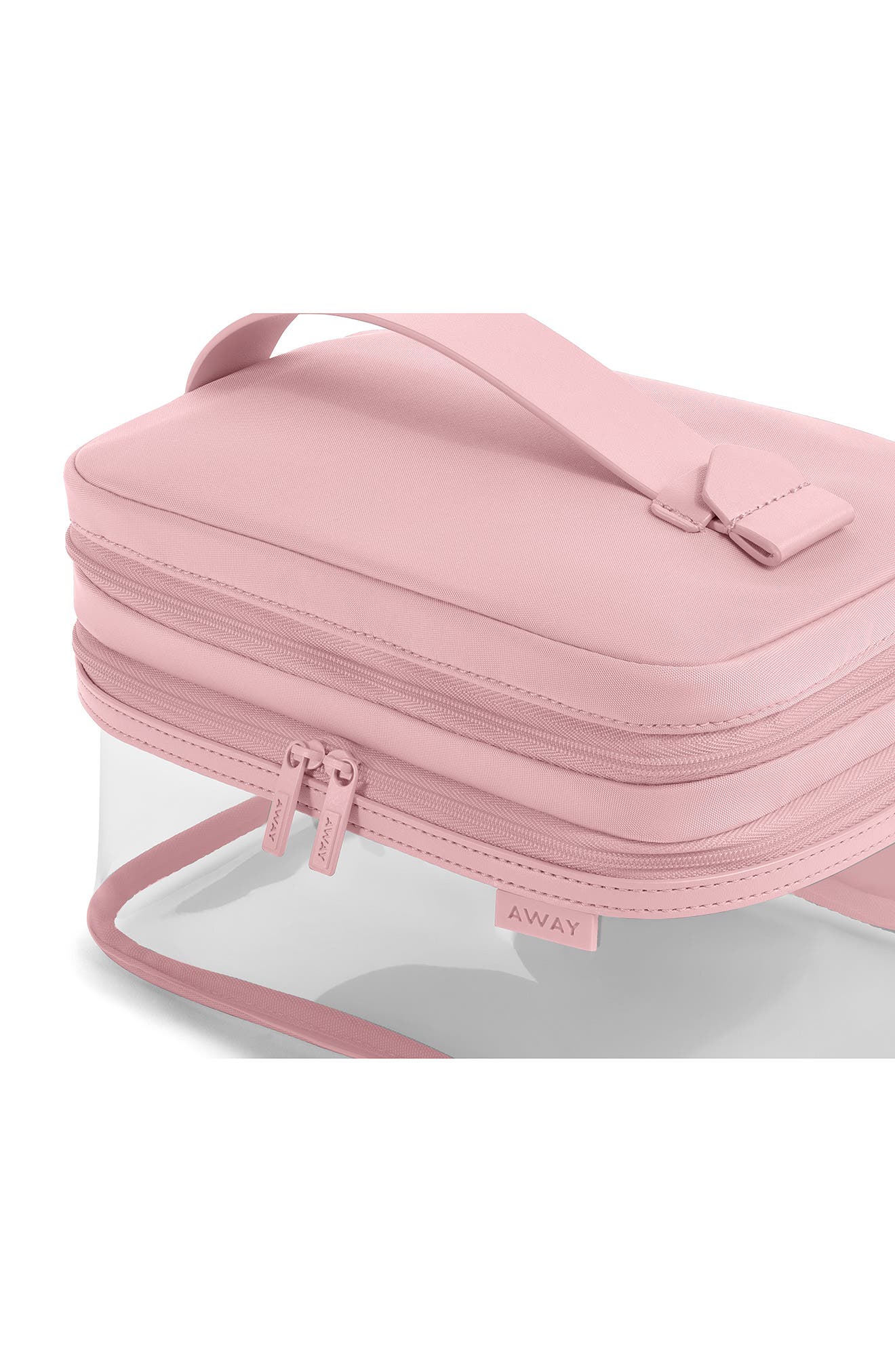 Clear Cosmetics Case, Alternate, color, BLUSH PINK