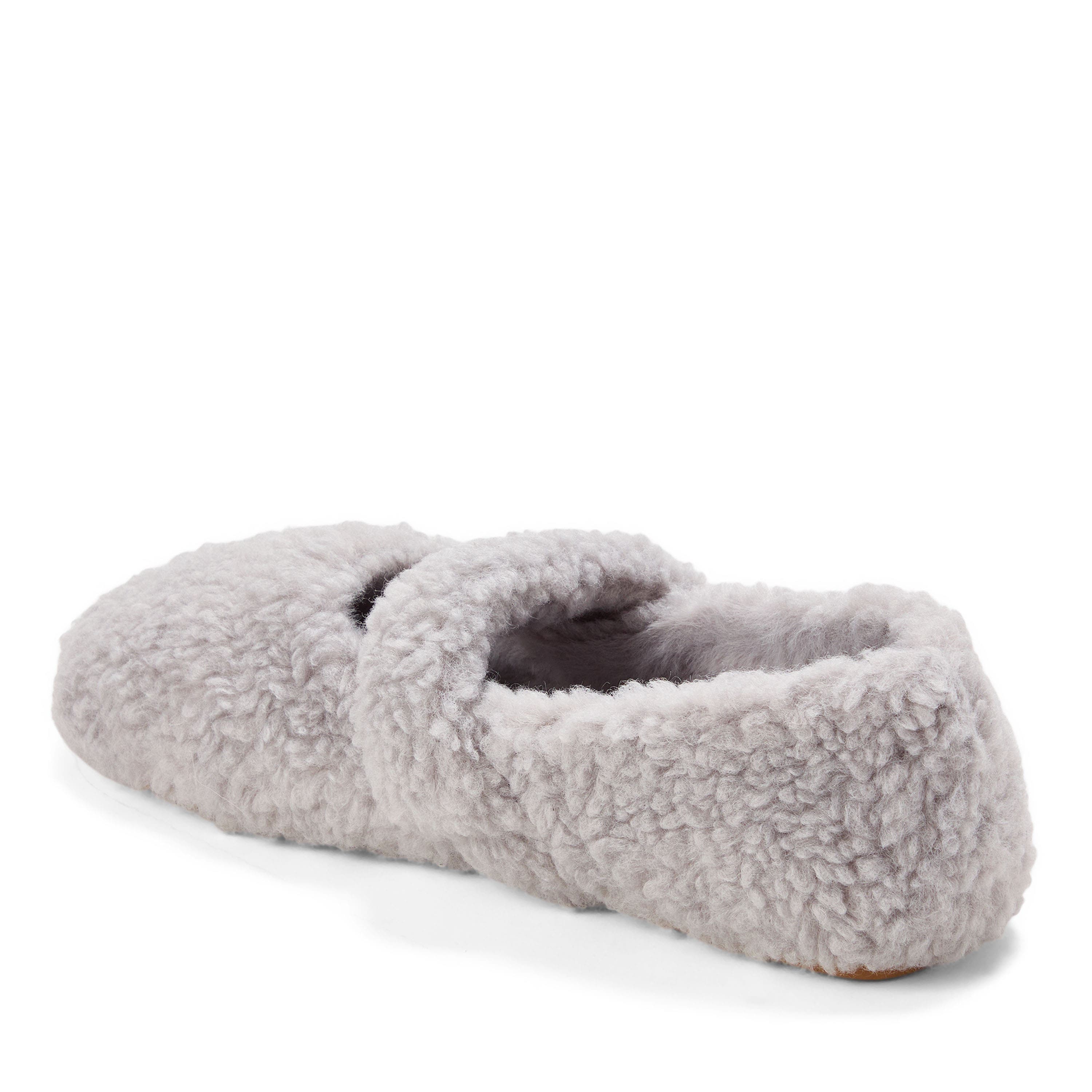 Maryanne Luxe Teddy Maryjane Slipper, Alternate, color, SLEET