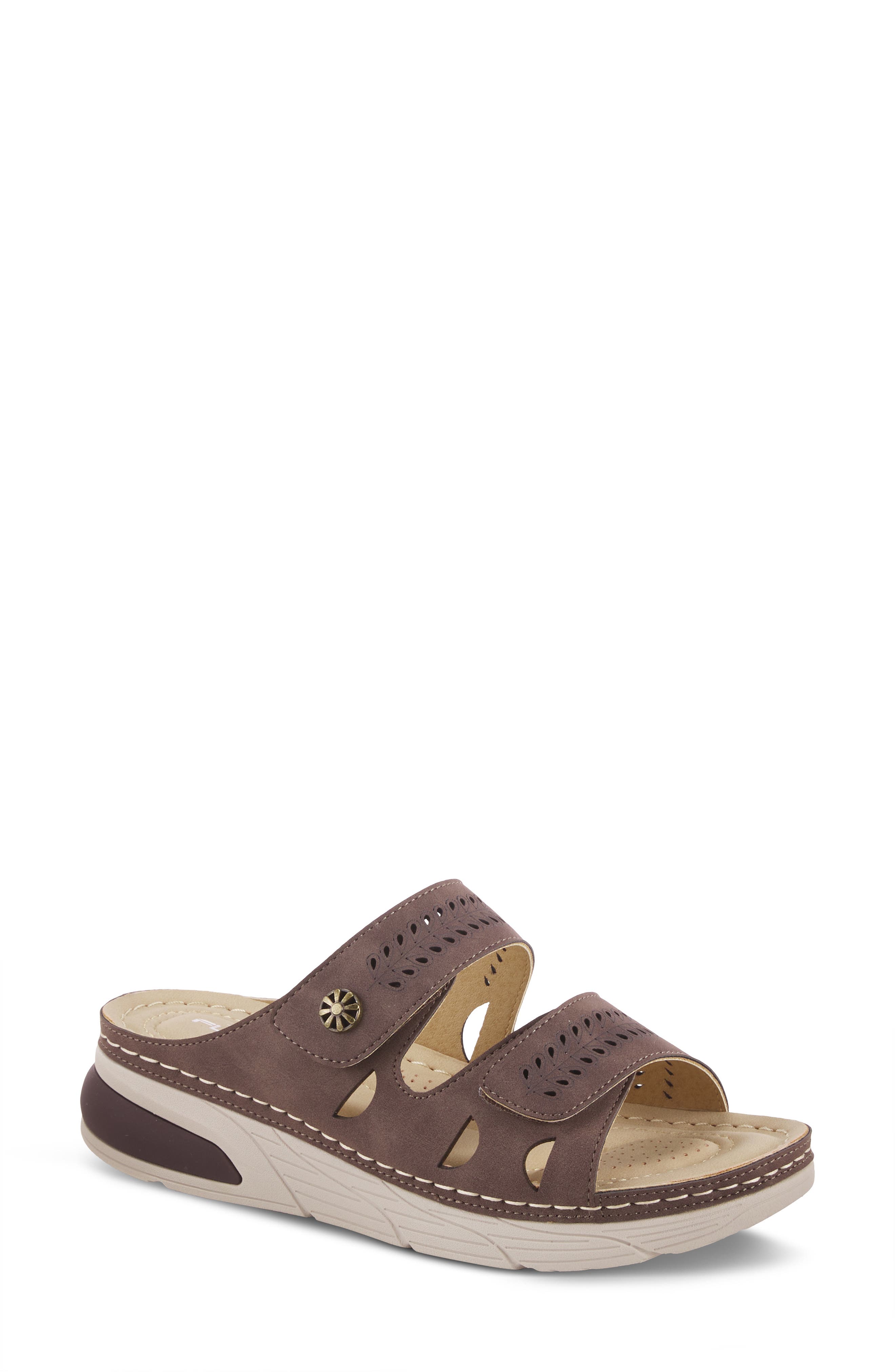 Flexus by Spring Step Wedge Platform Slide Sandal, Main, color, 