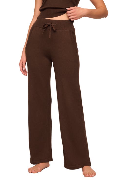 Wide Leg Lounge Sweater Pants