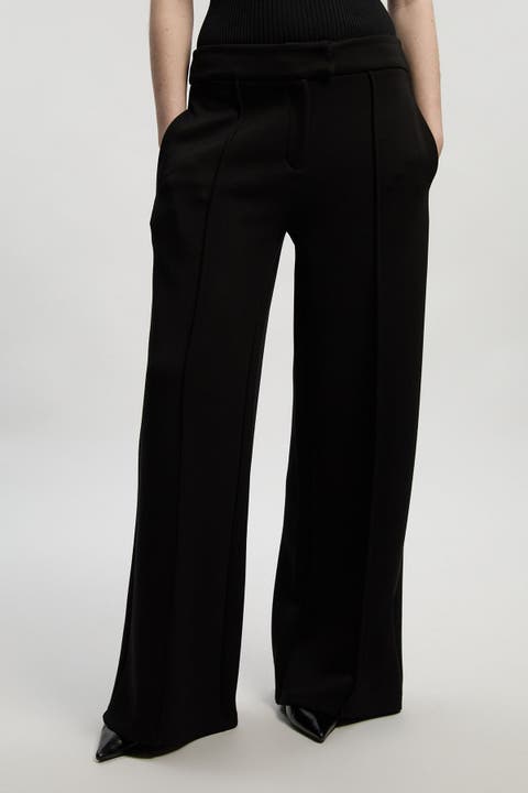 Ponte Wide Leg Trouser
