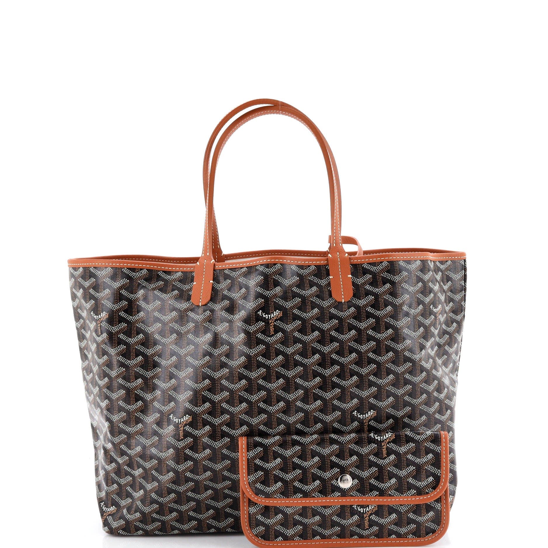 Pre-Owned Goyard Saint Louis Tote Coated Canvas PM, Alternate, color, Black
