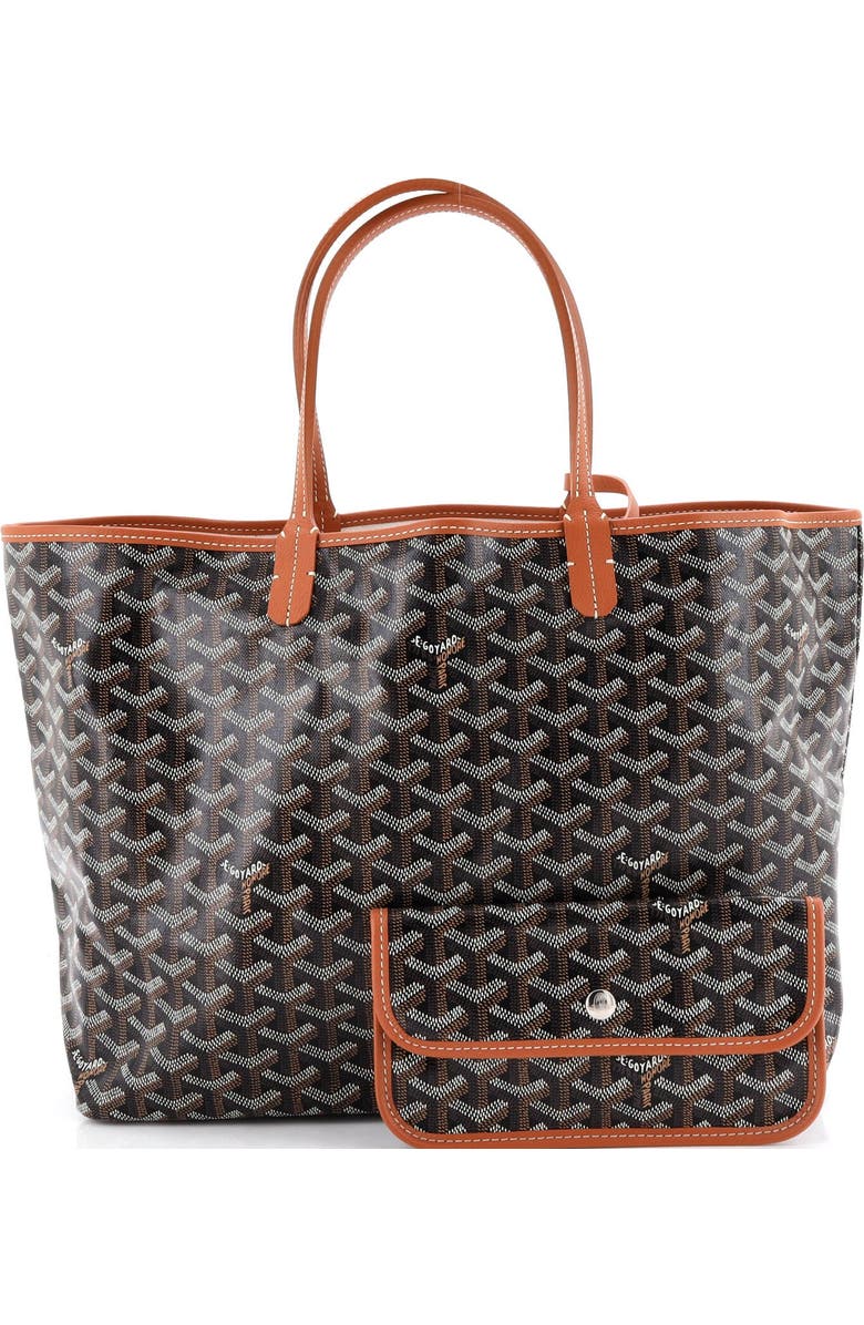 Pre-Owned Goyard Saint Louis Tote Coated Canvas PM, Alternate, color, Black