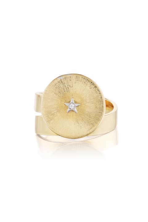 Ora Gold Adjustable Mini Ring