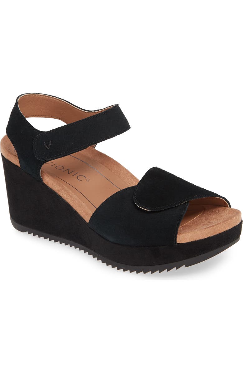 Vionic Astrid Platform Wedge Sandal, Main, color,