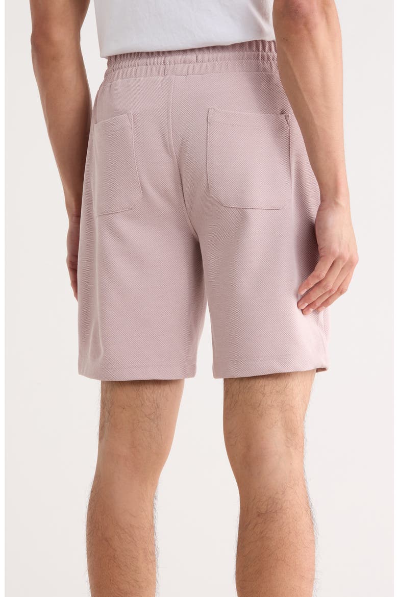 Drawstring Knit Shorts, Alternate, color, CORAL