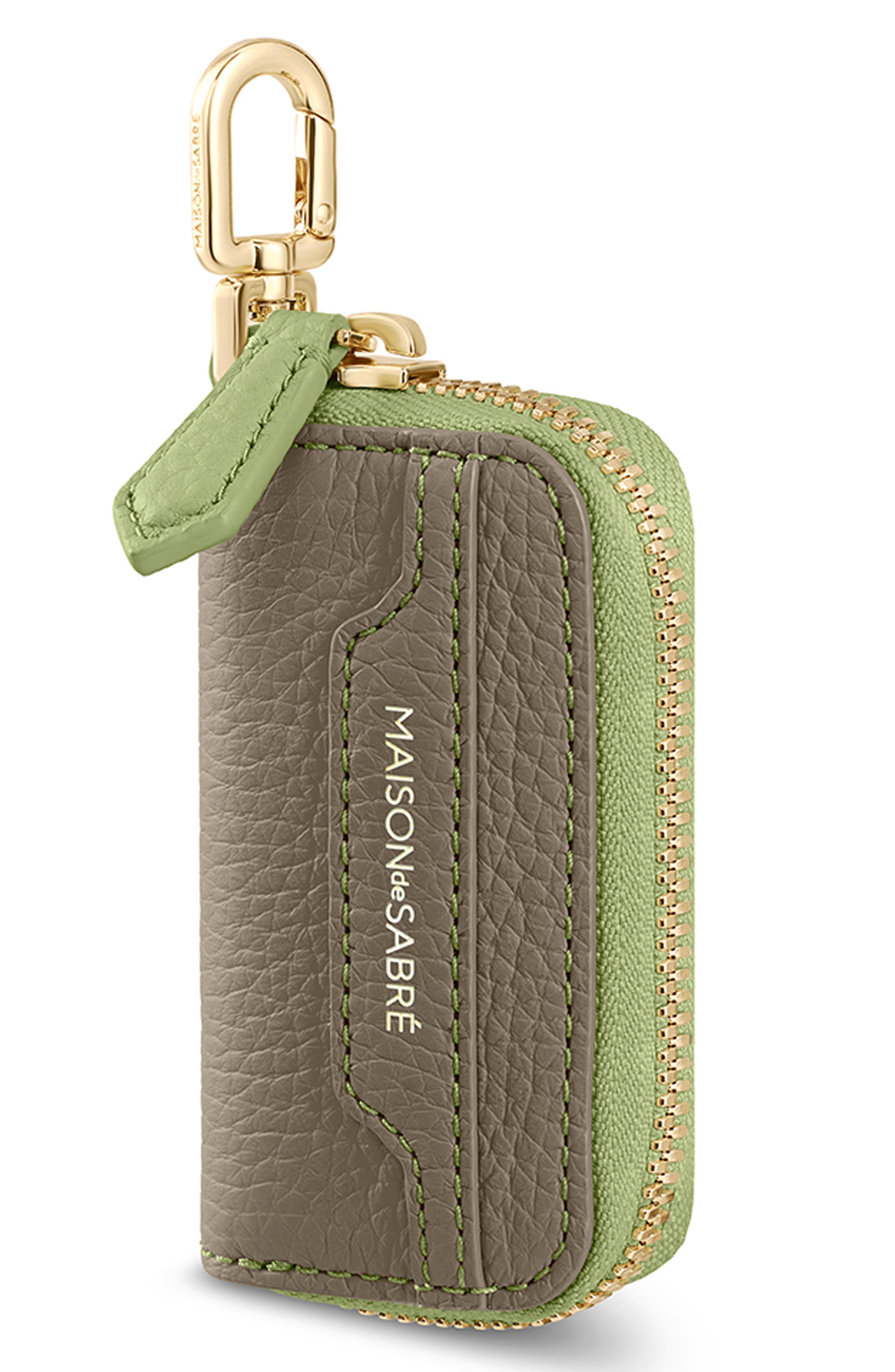 The Key Case Charm, Alternate, color, Cashmere Matcha