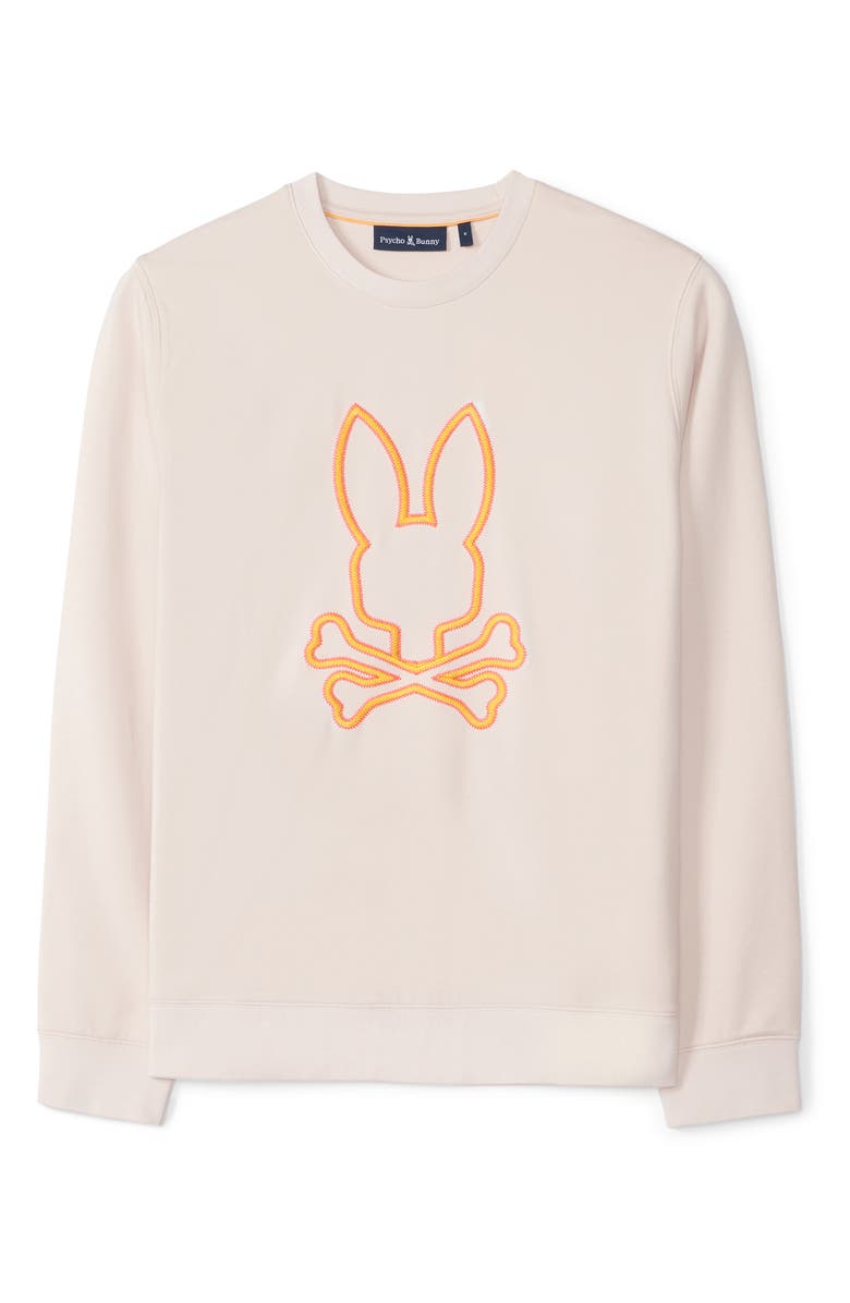 Psycho Bunny Floyd Embroidered Crewneck Sweatshirt, Main, color, 