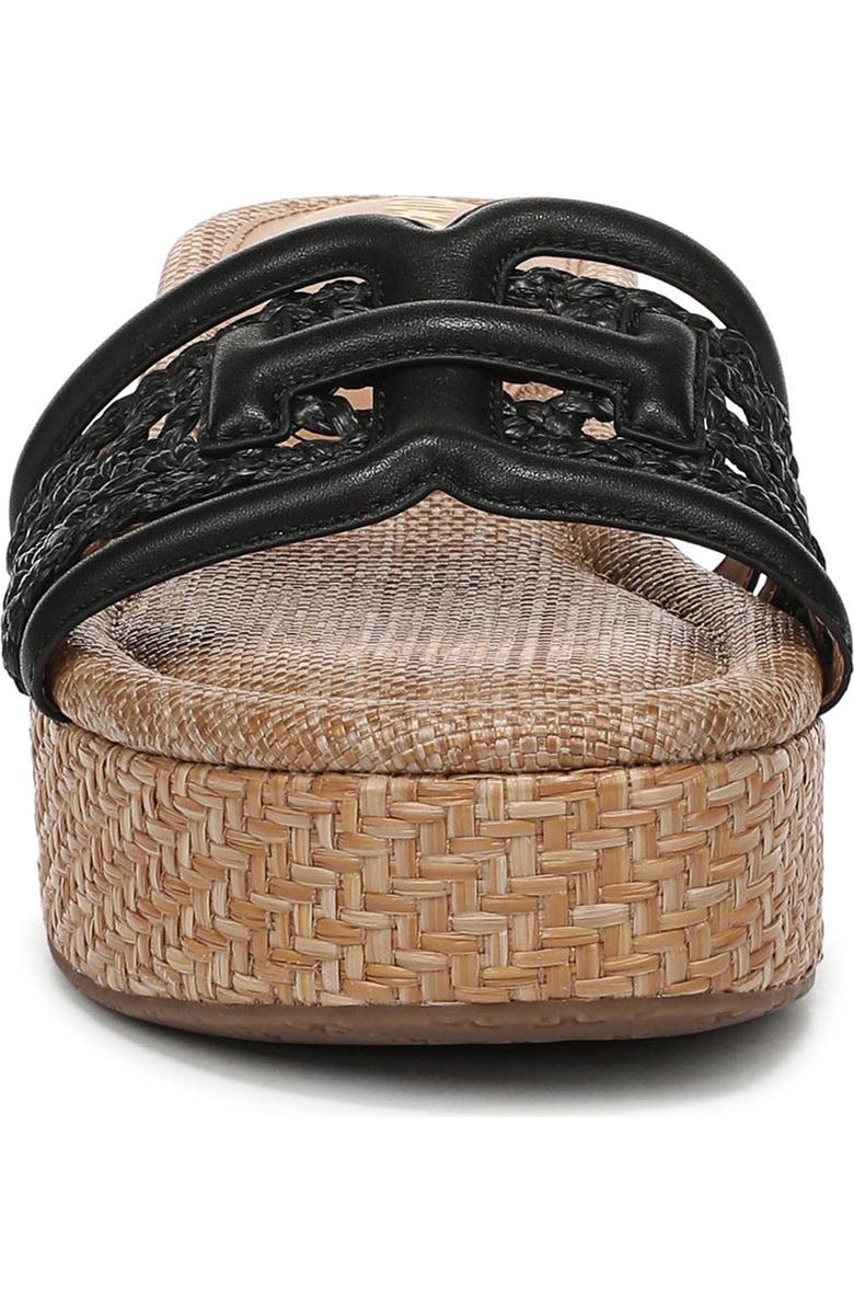 Sam Edelman Pauleena Platform Wedge Slide Sandal, Alternate, color, Black Suede