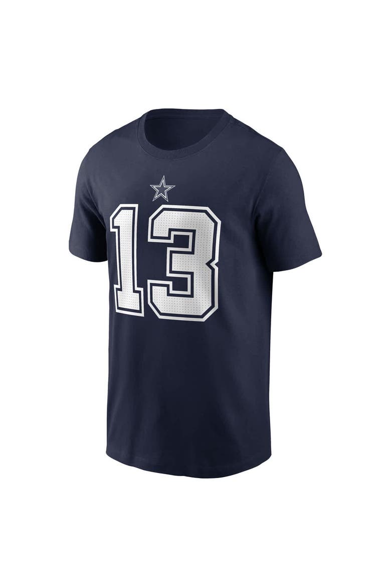Men's Nike Caleb Downs Navy Dallas Cowboys Name & Number T-Shirt, Alternate, color, Navy