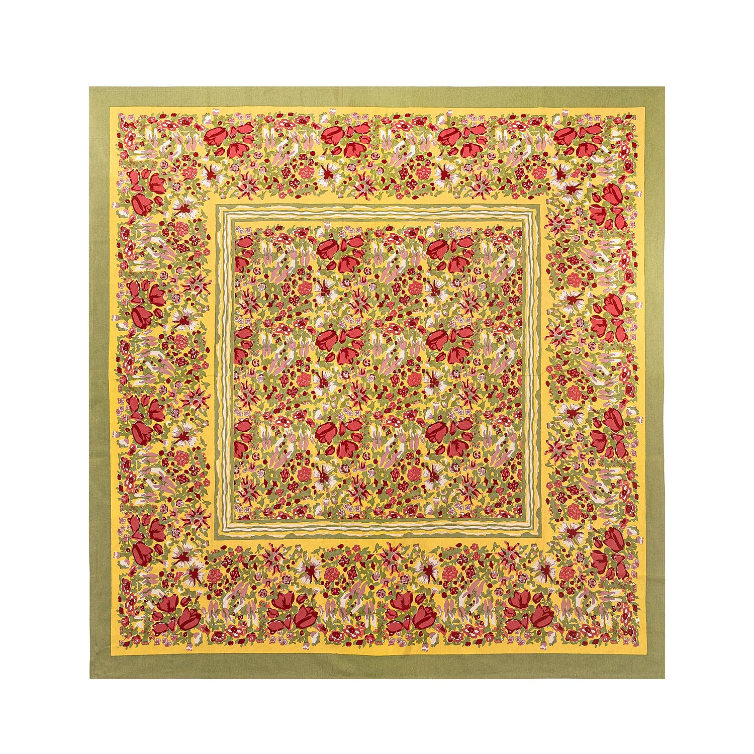 Red/Green 90" x 90"