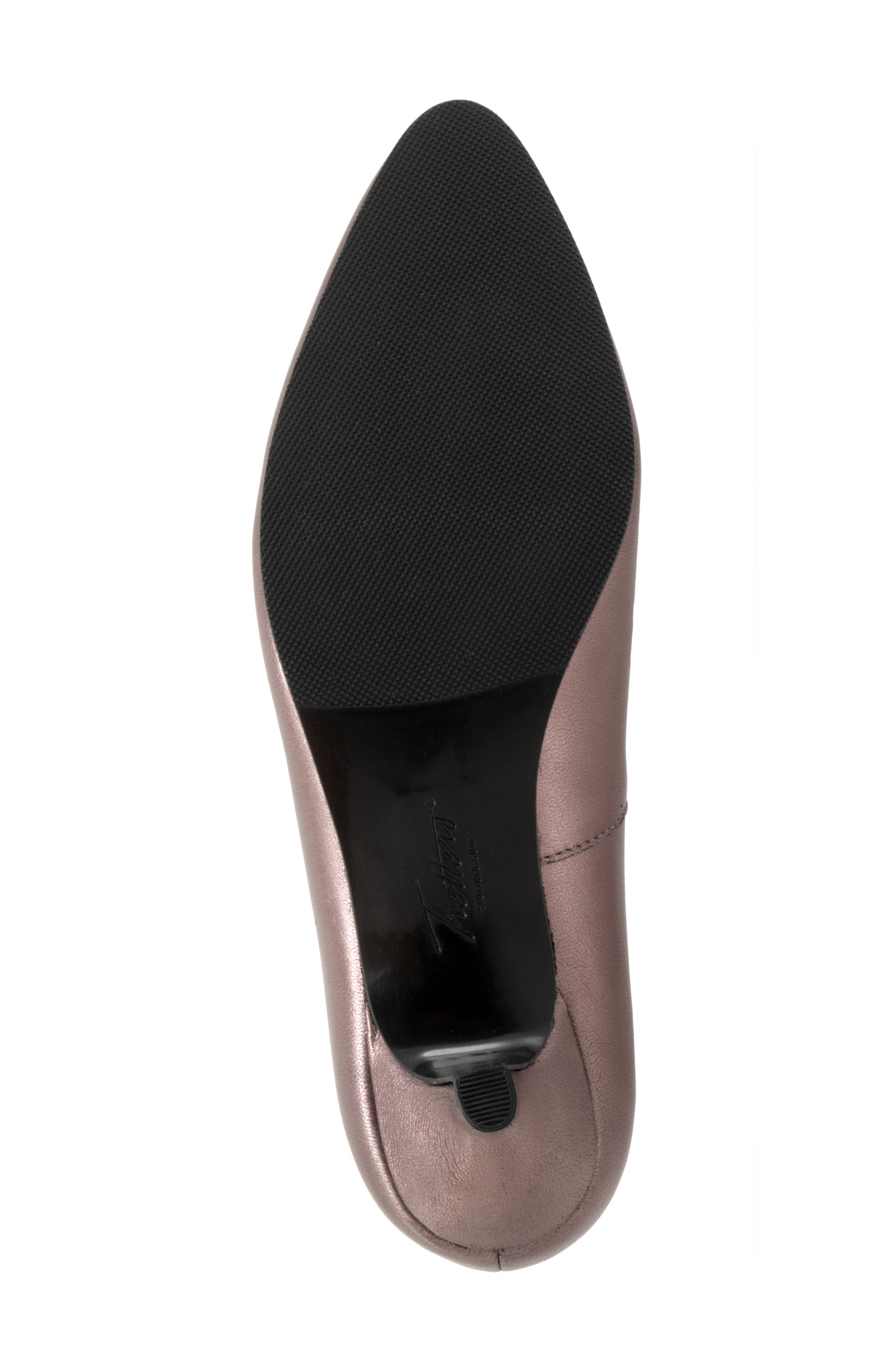 Trotters Kimber Pointed Toe Kitten Heel Pump, Alternate, color, Rose Pewter