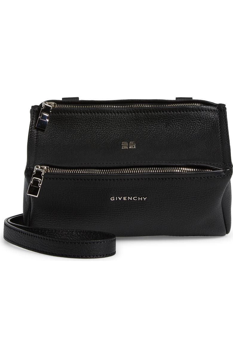 Givenchy Mini Pandora Leather Crossbody Bag, Main, color,