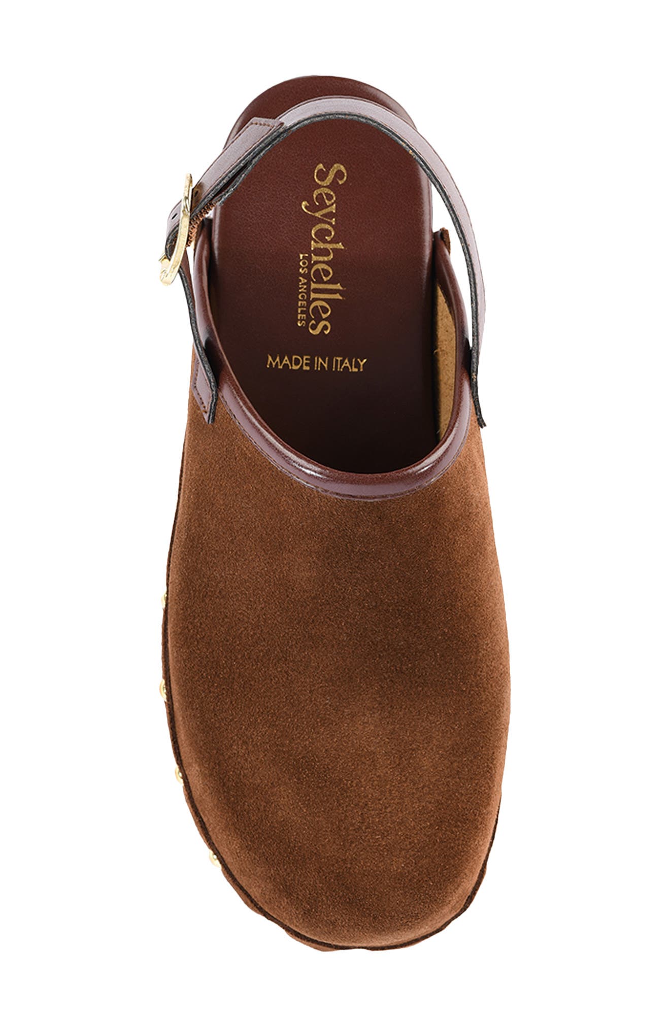 High Expectations Leather Clog, Alternate, color, BROWN