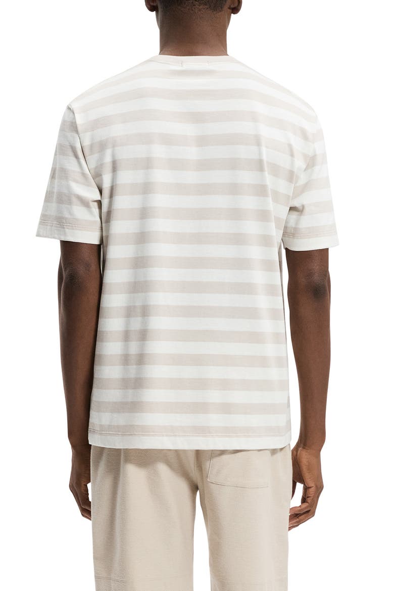 Relaxed Stripe Pima Cotton T-Shirt, Alternate, color, SILVER CLOUD/WINTER