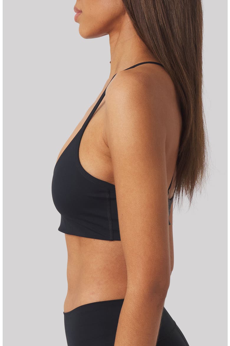 Isla Low Impact Sports Bra, Alternate, color, BLACK