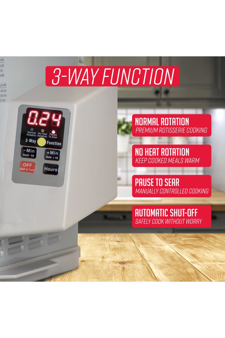 Digital Rotisserie Oven, Alternate, color, Silver