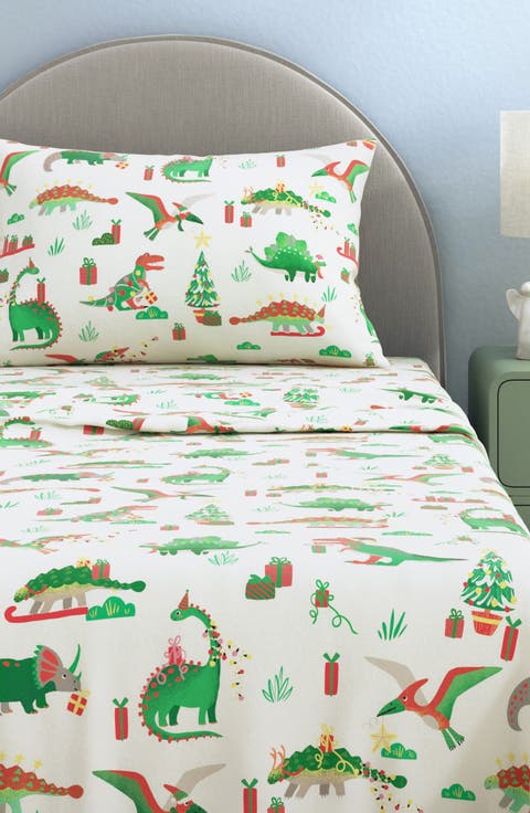 Turkish Cotton Flannel Christmas Sheet Set