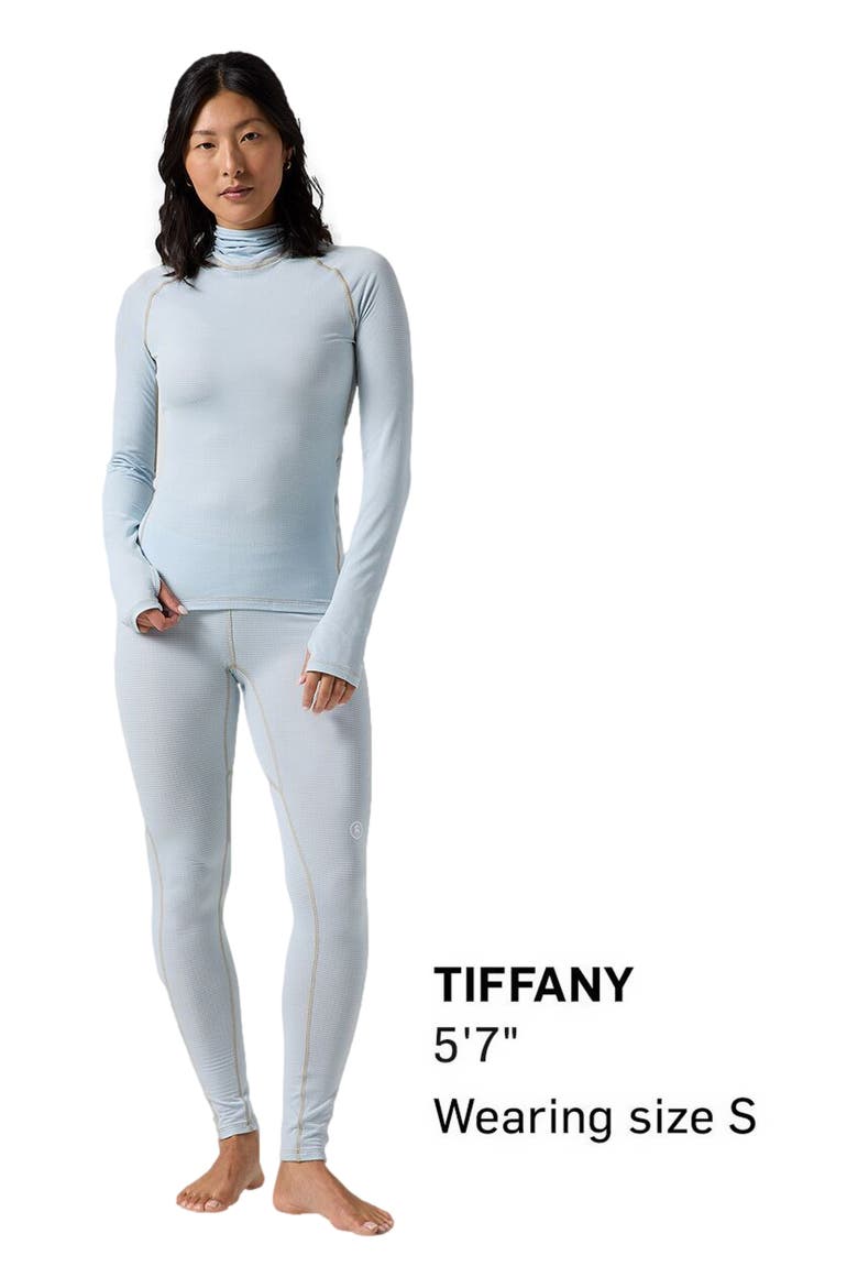 Pines Micrrid Ultra-Lt Baselayer Balaclava Top - Women's, Alternate, color, Skyride