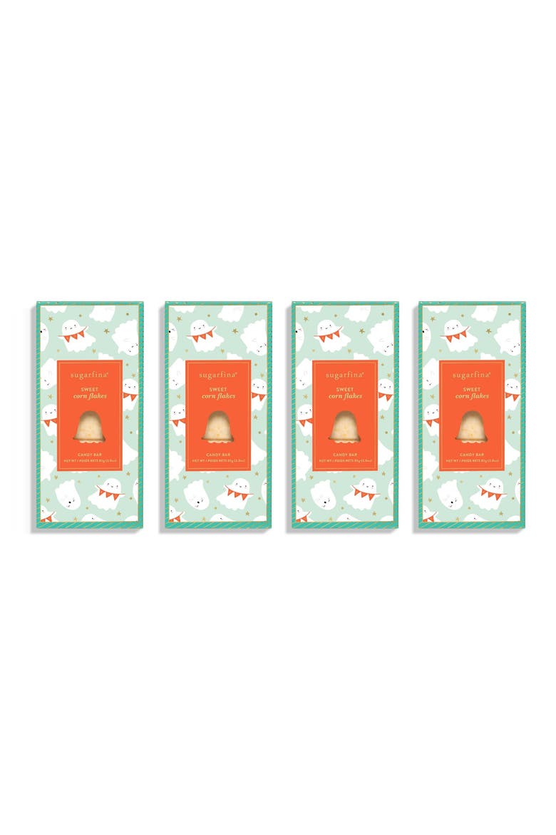 4-Pack Ghost Sweet Corn Flakes Candy Bars, Main, color, NO COLOR