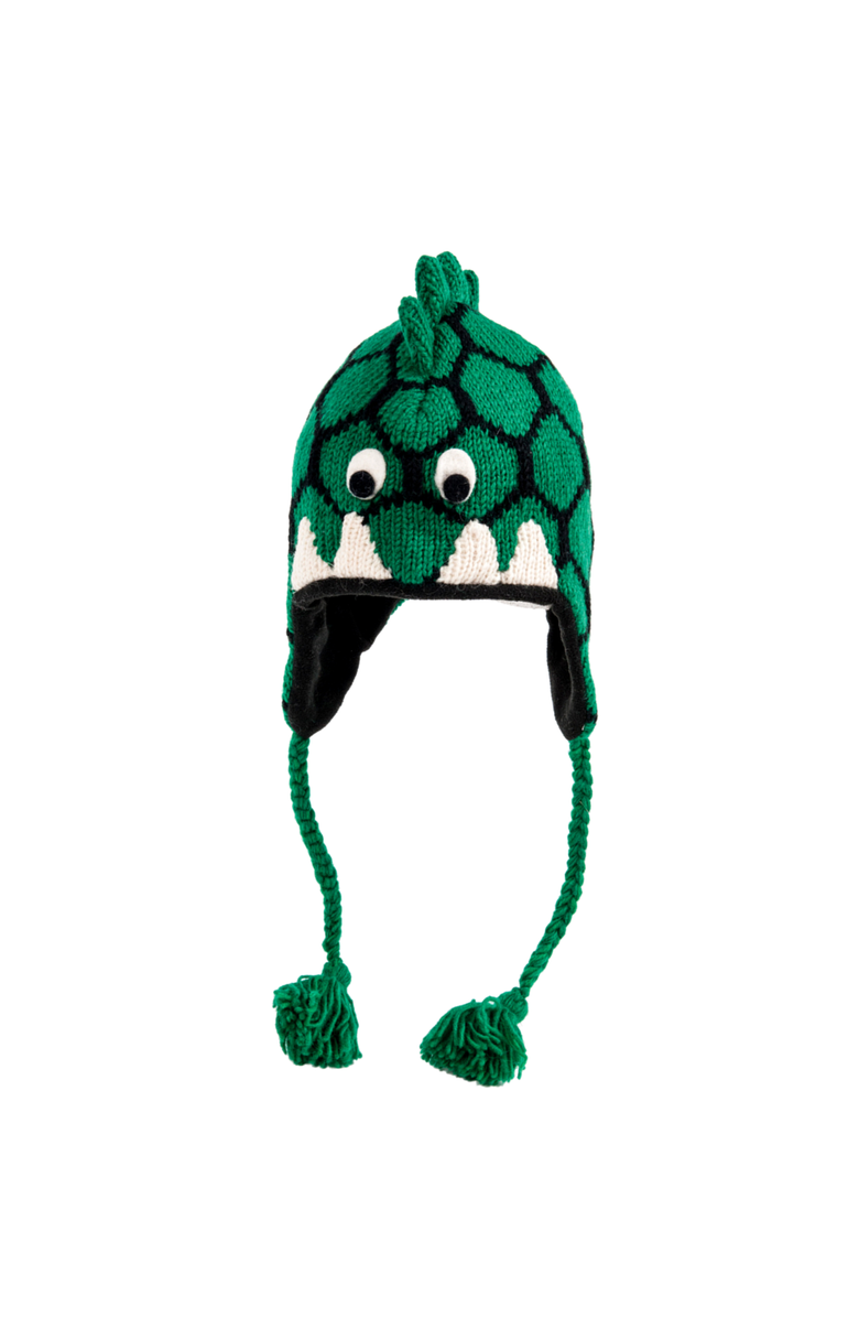 Nirvanna Designs Dinosaur Hat, Main, color, Green