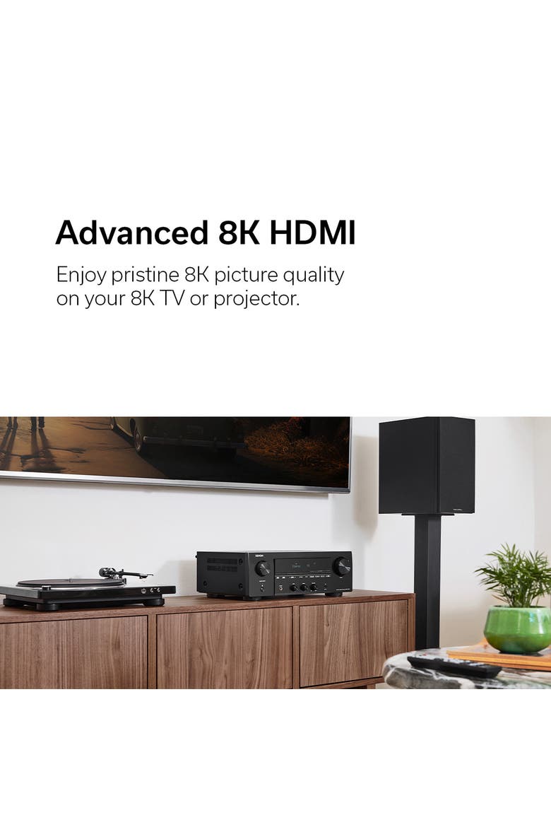 DRA-900H 2.1 Channel 8K Stereo AV Receiver with HEOS Built-In, Alternate, color, Black