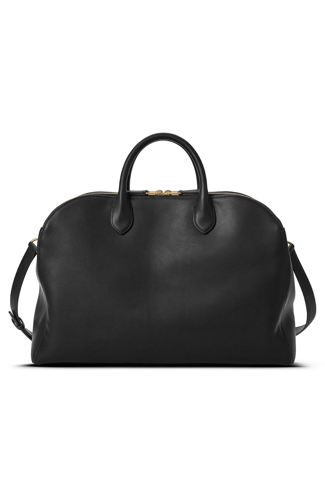 Shinola Bixby Leather Work Laptop Satchel, Alternate, color, Black