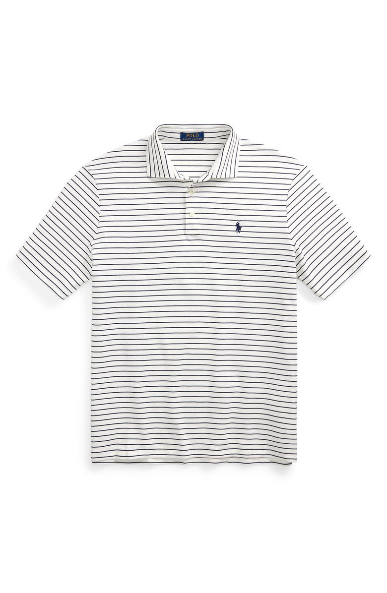 Polo Ralph Lauren Classic Fit Stripe Cotton Polo, Alternate, color, 