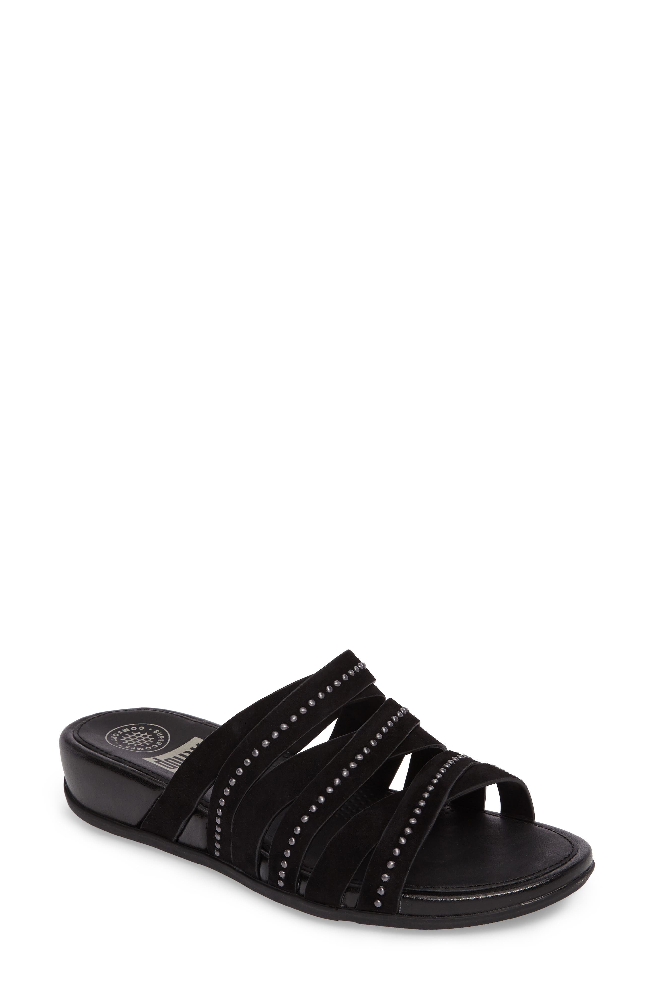 FitFlop <sup>™</sup> Lumy Wedge Slide Sandal, Main, color, 