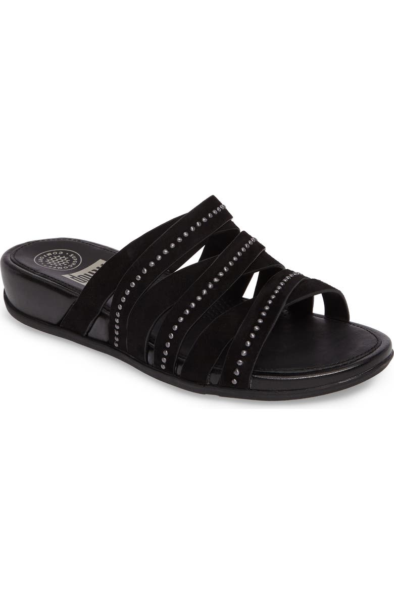 FitFlop <sup>™</sup> Lumy Wedge Slide Sandal, Main, color,