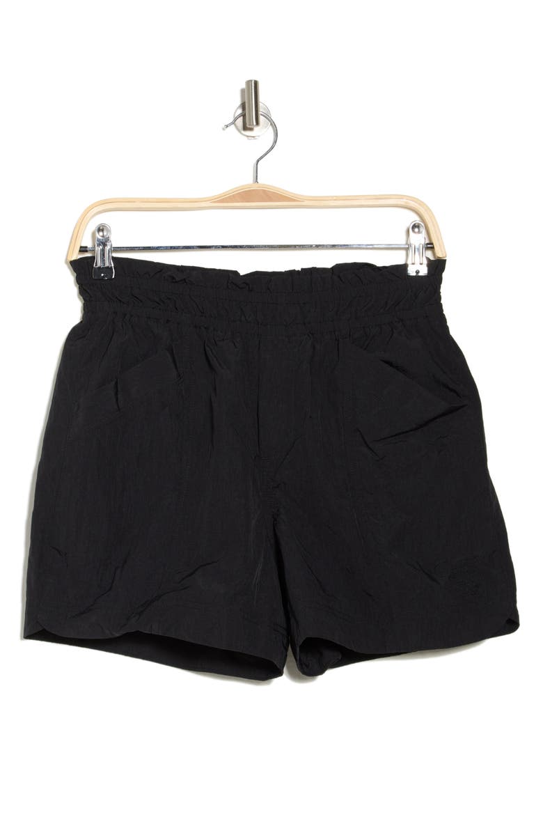 Democracy Paperbag Waist Shorts, Alternate, color, Black