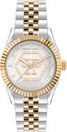 PHILIPP PLEIN Date Superlative Bracelet Watch, 38mm