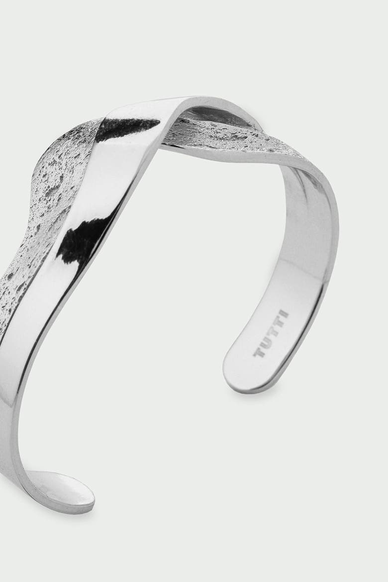 Wave Bangle, Alternate, color, Silver