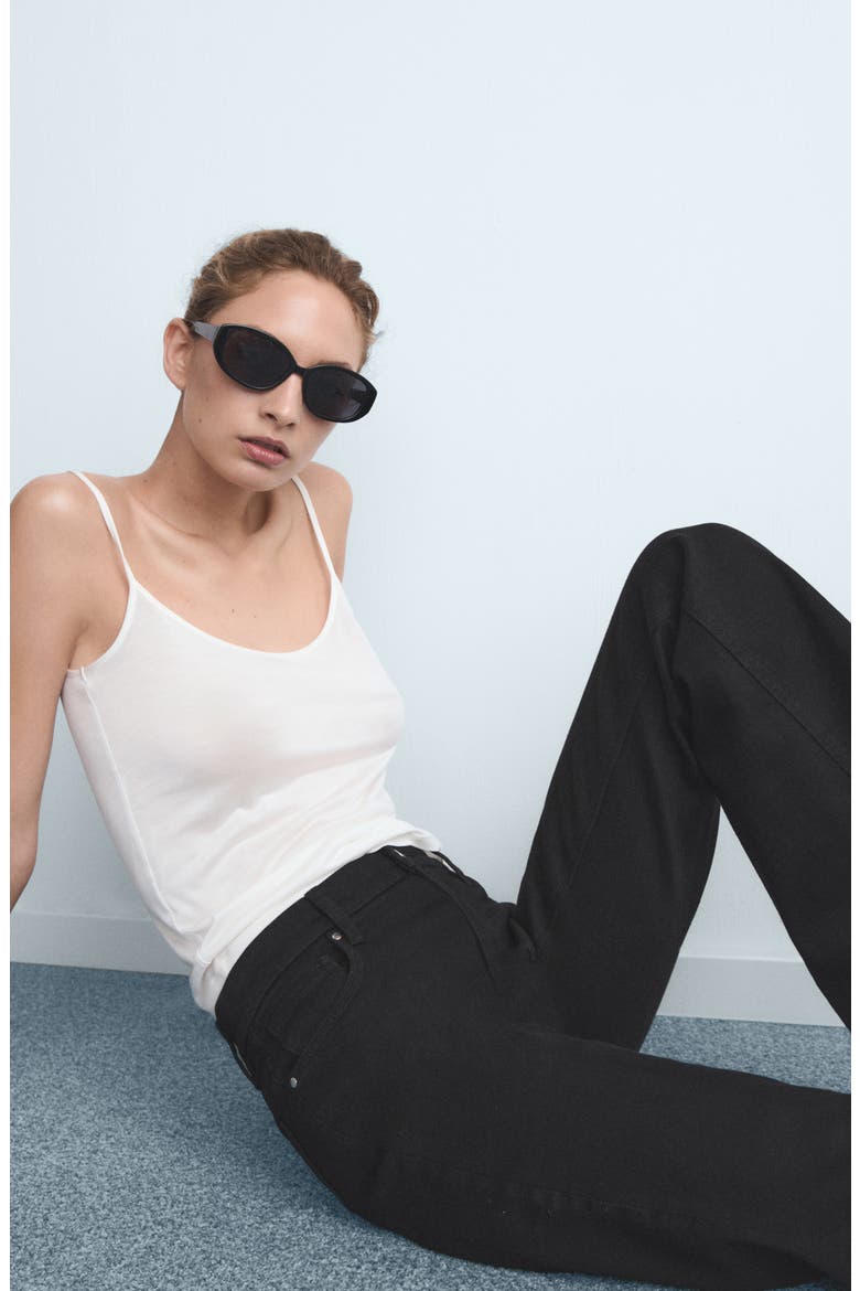 Violeta High Waist Flare Leg Jeans, Alternate, color, BLACK DENIM