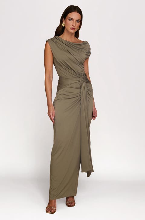 Knot Detail Maxi Dress