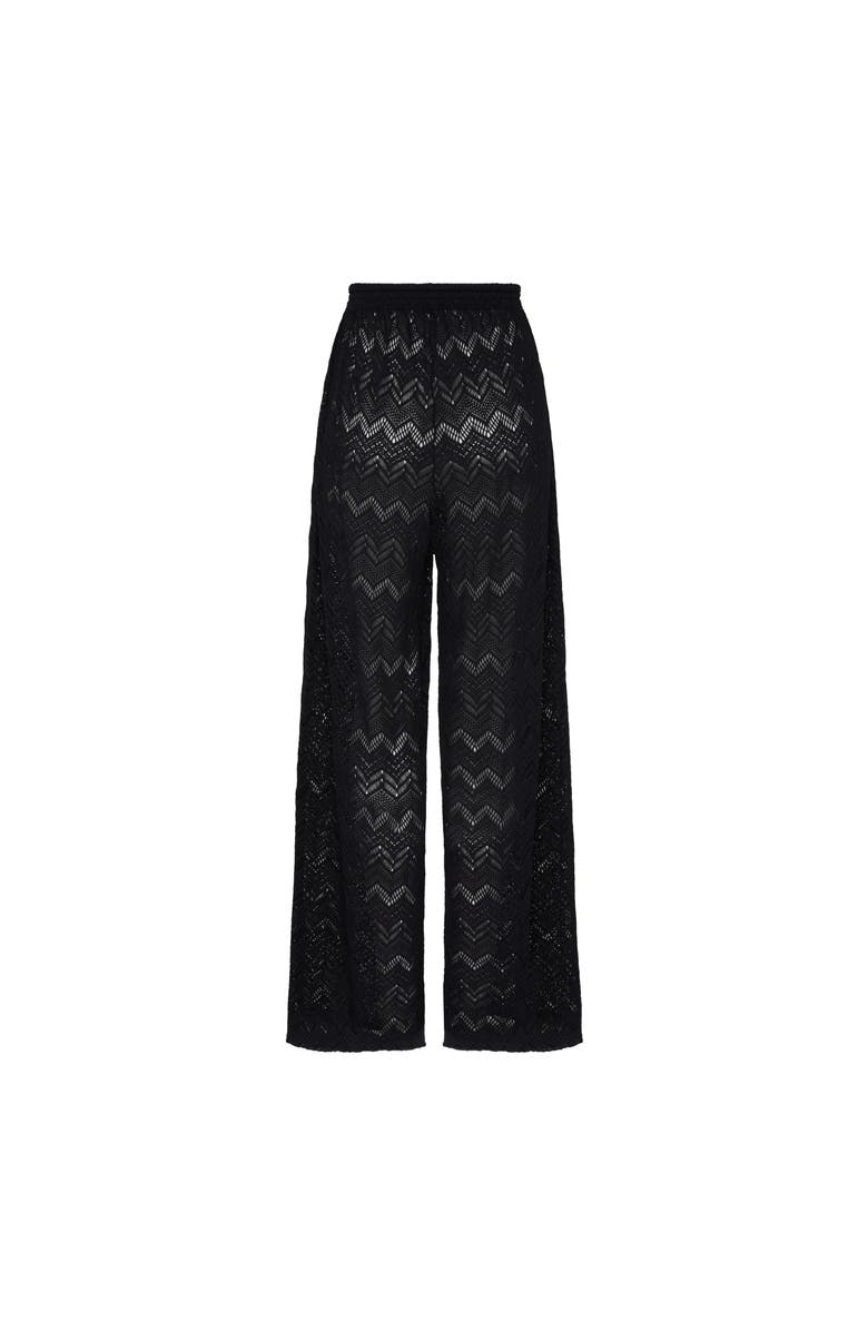 Vilebrequin Women Mesh Wide-Leg Pants, Alternate, color, Black