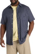 Nautica Big & Tall Rope-Printed Sport Shirt
