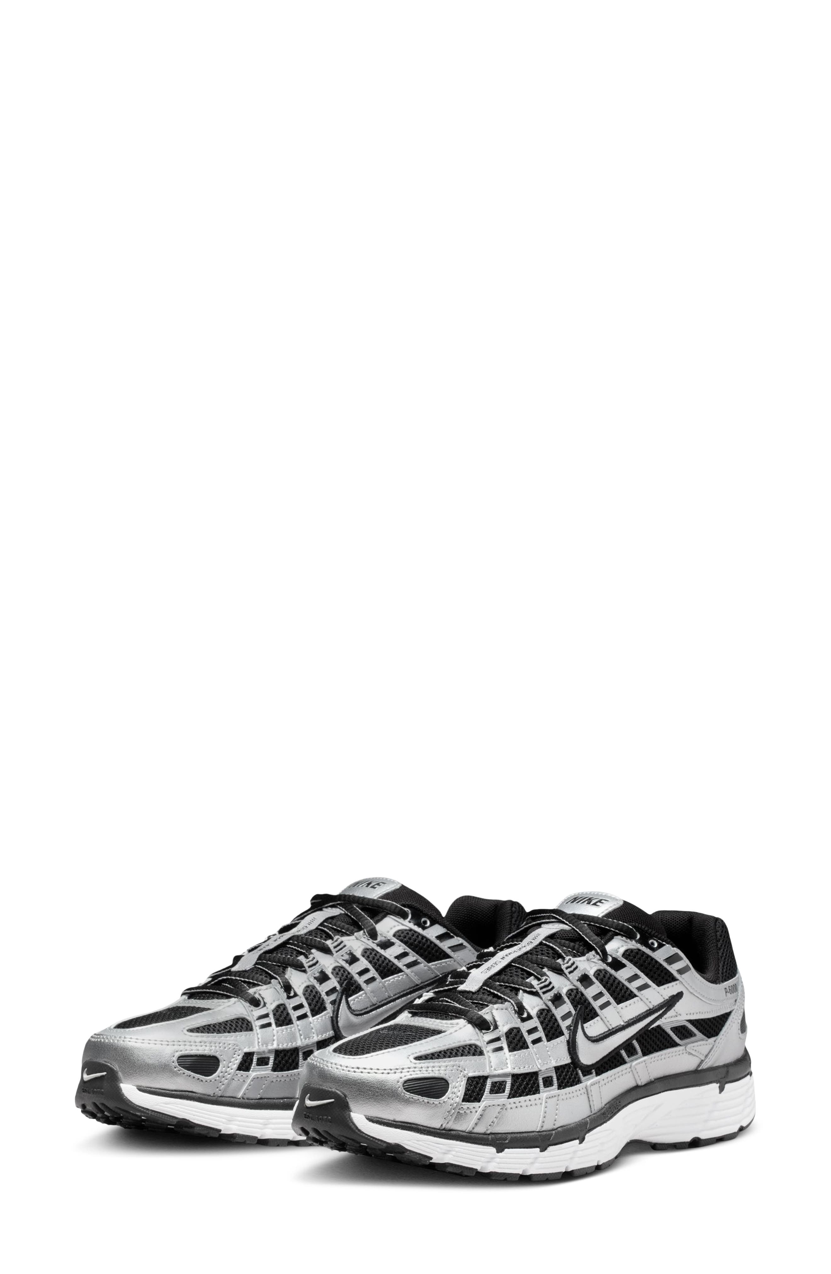 Nike P-6000 Sneaker, Main, color, Silver/ Metallic Silver/ Black