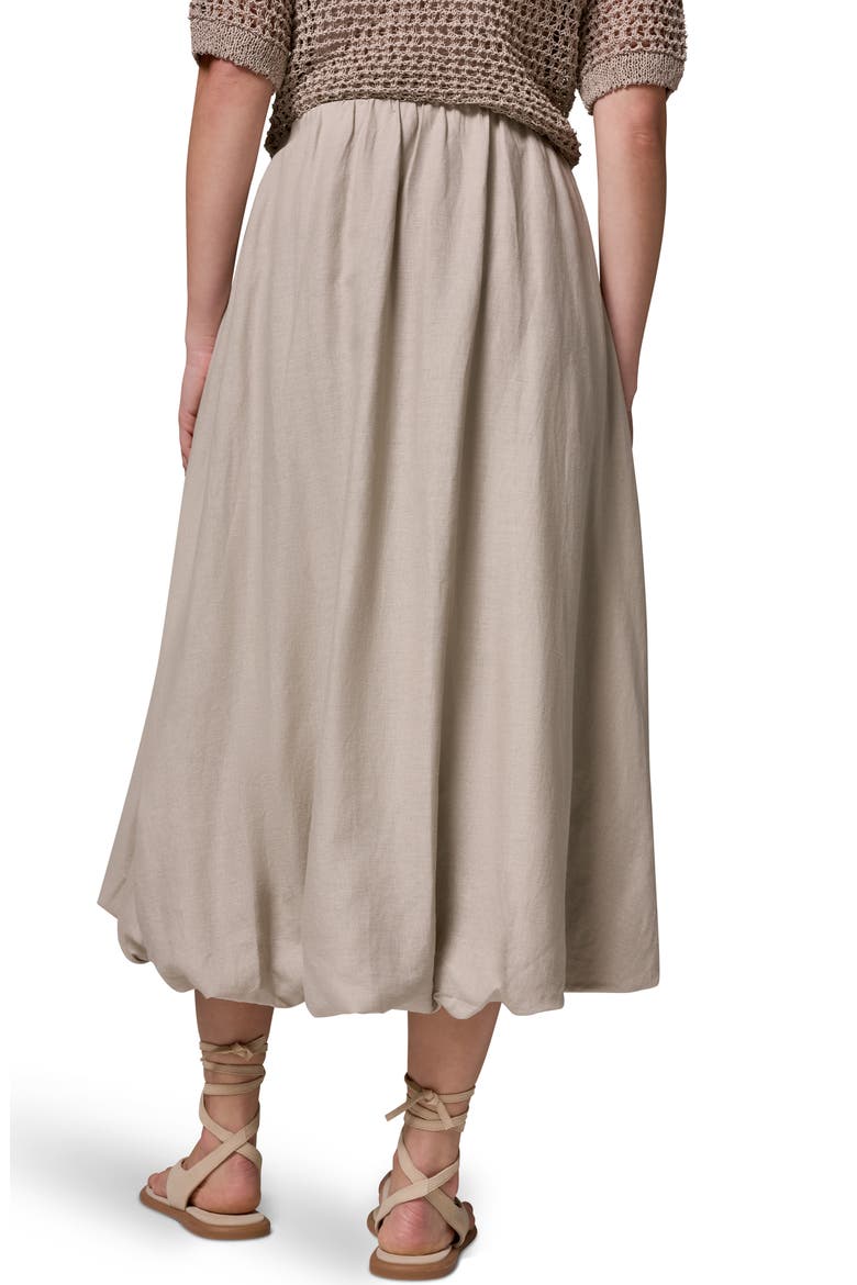 Linen Blend Bubble Skirt, Alternate, color, TUSCAN GREY