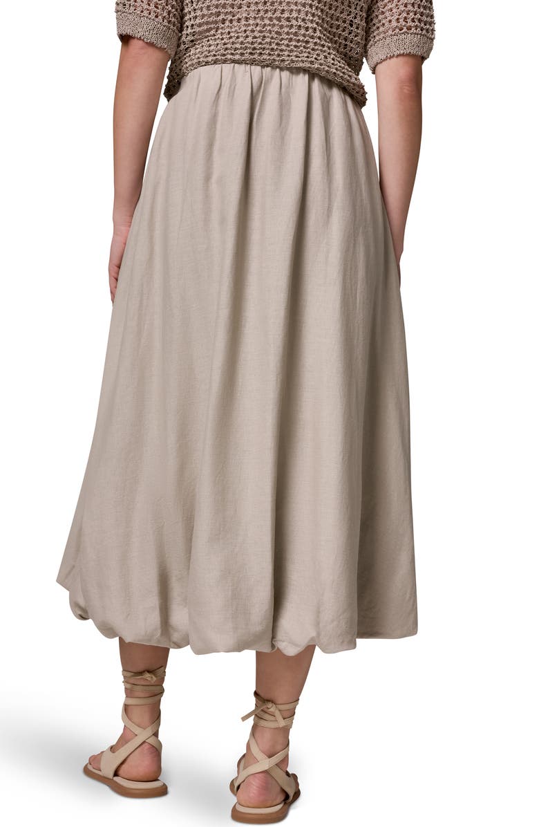Donna Karan New York Linen Blend Bubble Skirt, Alternate, color, Tuscan Grey