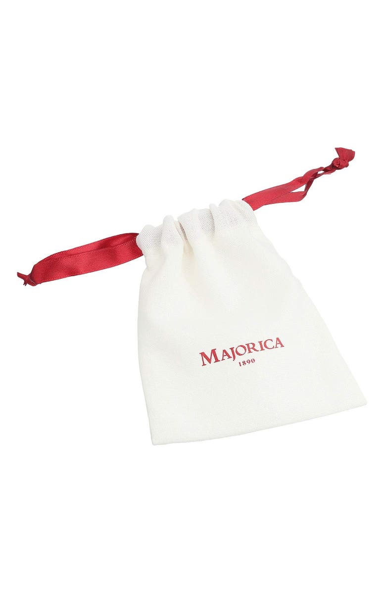 Majorica Pearl & Crystal Earrings, Alternate, color, 