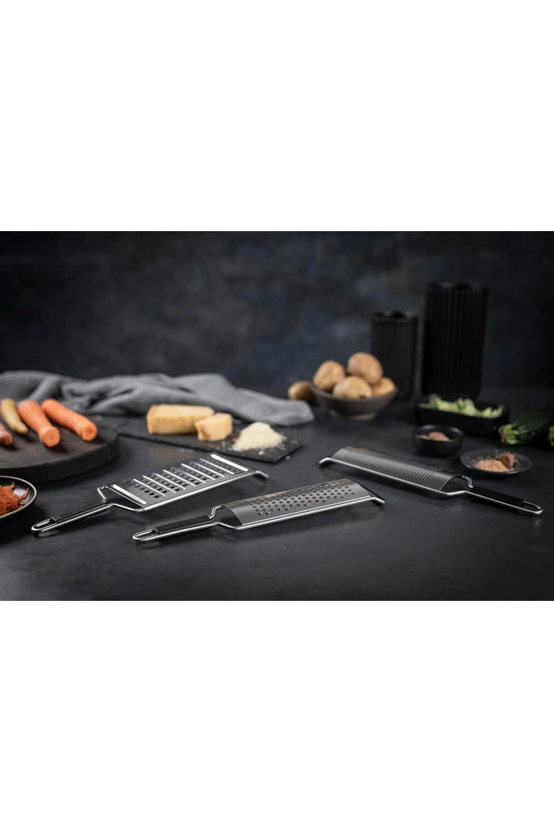 Essential Fine Grater with Ultra-Sharp Stainless Steel Blade for Cheese, Citrus Zest, & Spices, Alternate, color, Silver