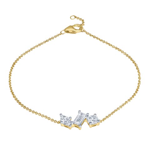 Whisper 14K Gold Lab Grown Diamond Bracelet - 1 Ct
