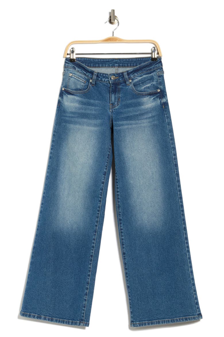 Low Rise Wide Leg Jeans, Alternate, color, INDIGO VINTAGE