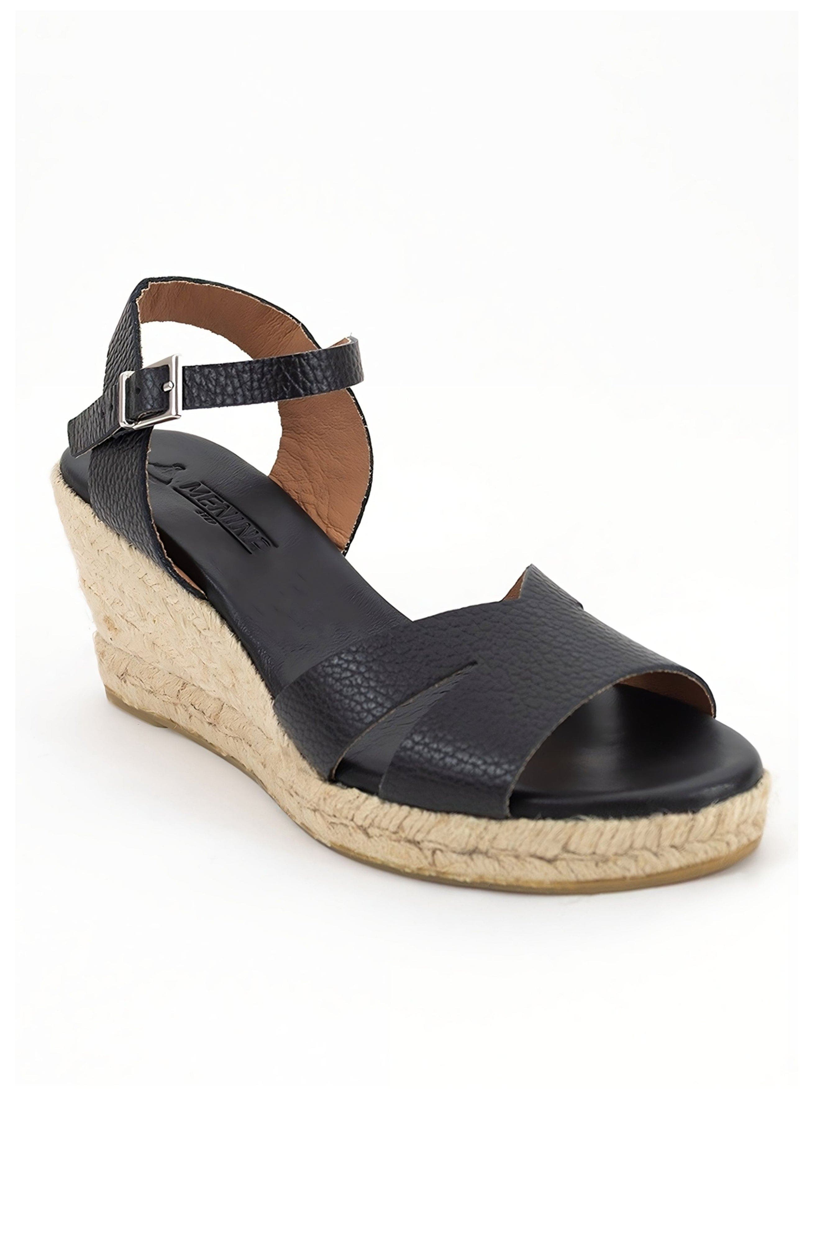 Martell V-Strap Espadrille, Main, color, black