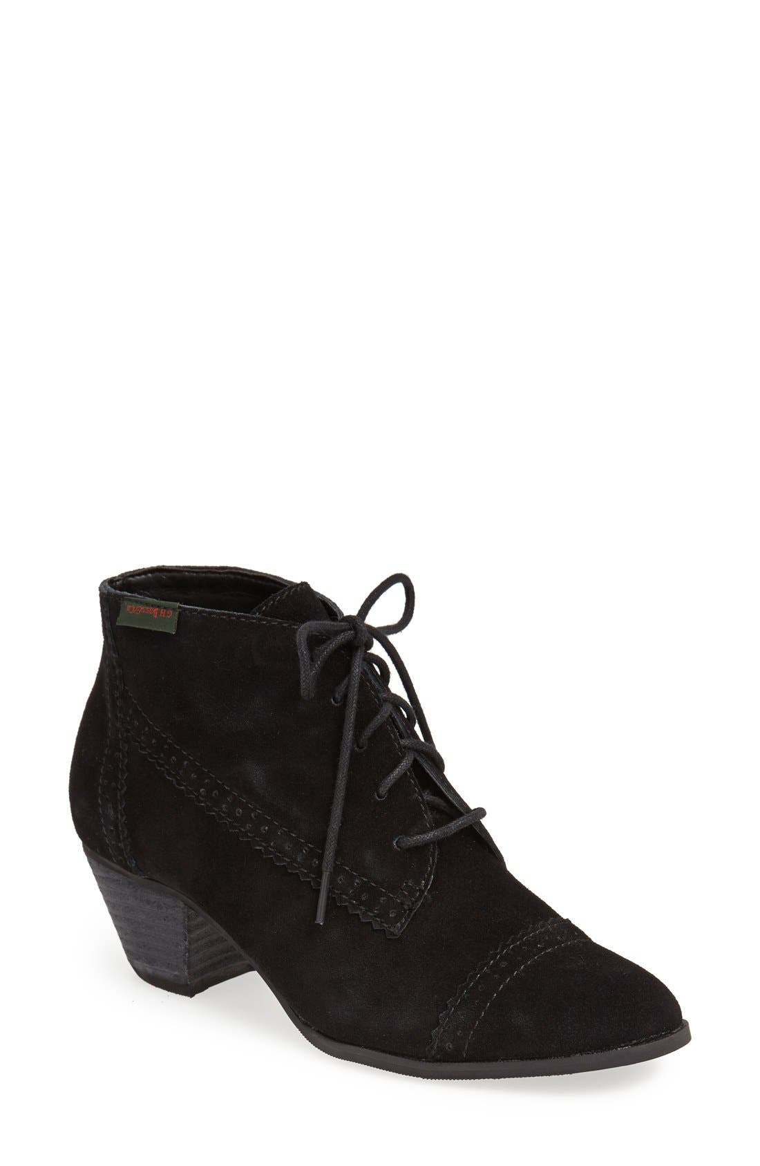 G.H. Bass & Co. 'Porter' Suede Bootie, Main, color, 