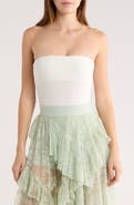 Alice + Olivia Bandeau Strapless Bodysuit