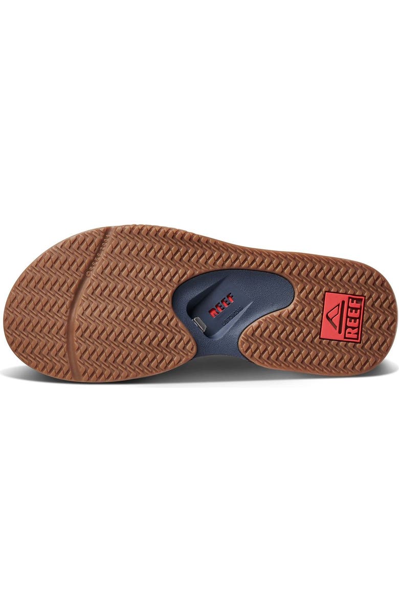 Reef Men's REEF Boston Red Sox Fanning Bottle Opener Sandals, Alternate, color,