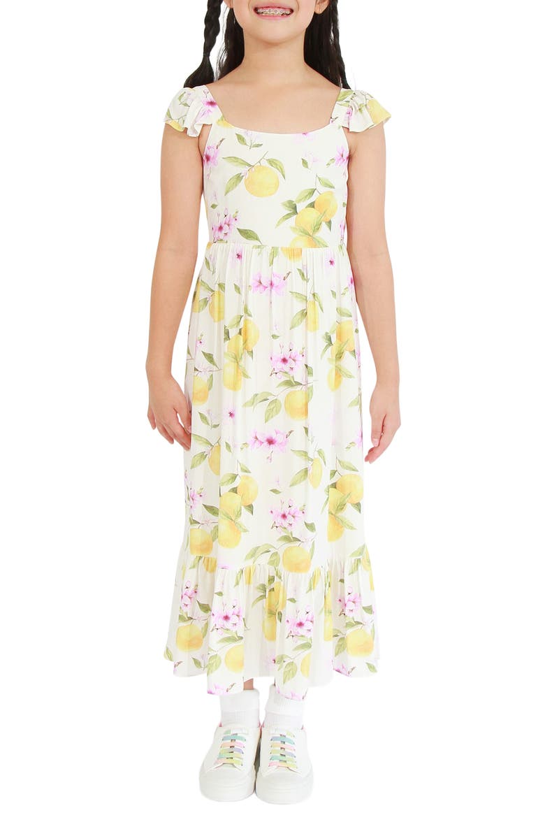 Belle & Bloom Sunset Sakura Maxi Dress, Main, color, Sakura Orchard